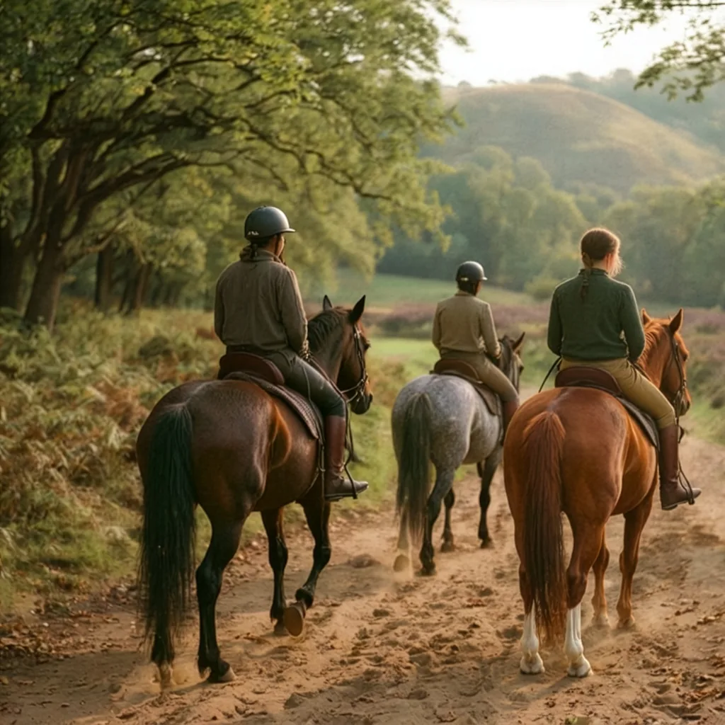 Balade à cheval en Corrèze, autour de Les Trois-Saints